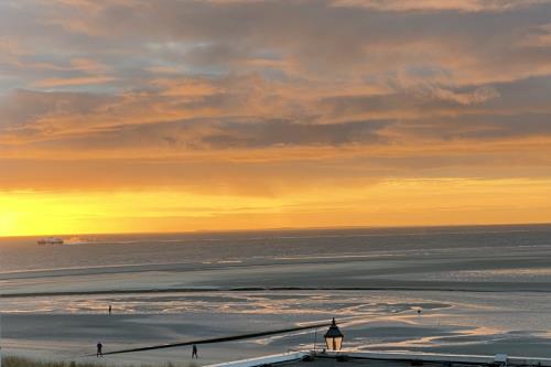 Borkum Ferienwohnung Meerblick Appartement "Schöne Aussichten" - Aussicht vom Balkon