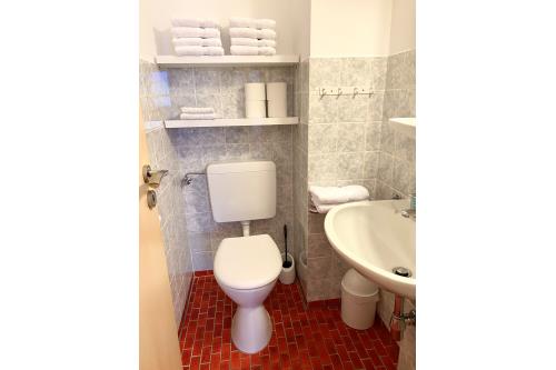 Borkum Ferienwohnung Meerblick Appartement "Schöne Aussichten" - Separates WC