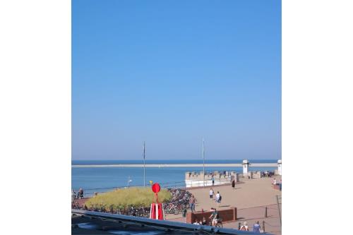 Borkum Ferienwohnung Meerblick Appartement "Schöne Aussichten" - Aussicht vom Balkon