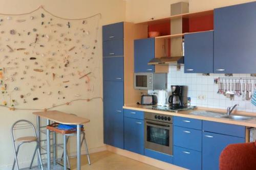 Borkum Ferienwohnung Blick up das D - Ausstattung 2