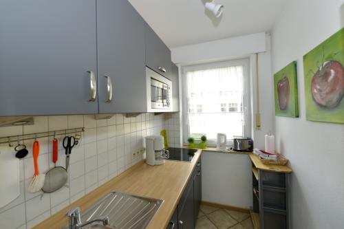 Borkum Ferienwohnung Haus Bülthörn - Nordstern am Südstrand - Fewo Südstrand - Küche