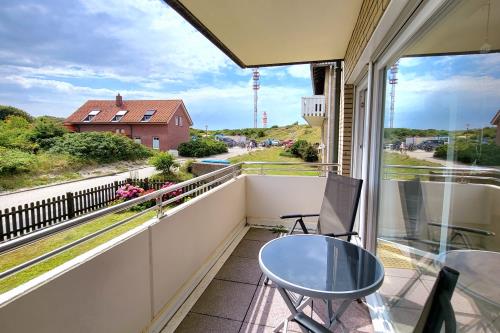 Borkum Ferienwohnung Haus Bülthörn - Nordstern am Südstrand - Fewo Südstrand - Balkon