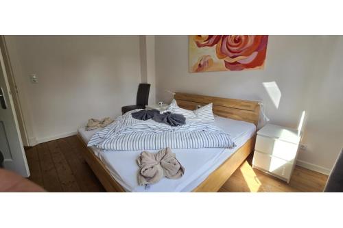 Borkum Ferienhaus Cassiopeia - Schlafzimmer 1