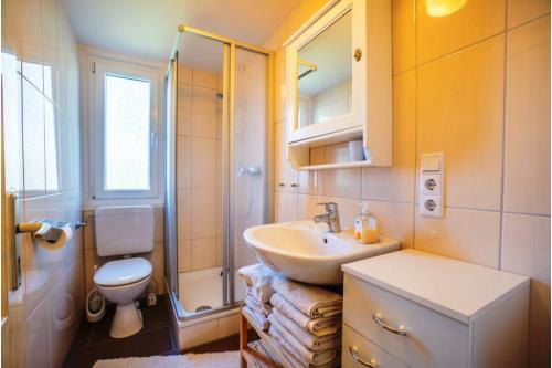 Borkum Ferienhaus Cassiopeia - Bad