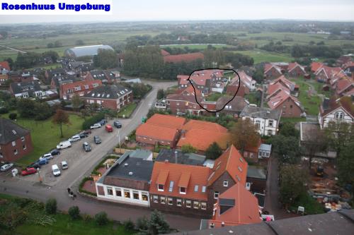 Borkum Ferienhaus Dat Rosenhuus - Rosenhuus, Blick vom alten Leuchtturm