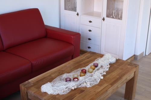 Borkum Ferienhaus Dat Rosenhuus - Sitzecke Wohnzimmer