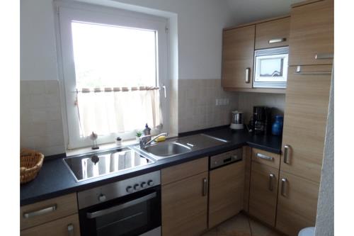 Borkum Ferienwohnung Dünenkieker - Küche