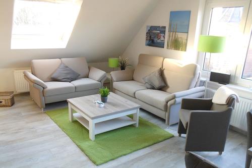 Borkum Ferienwohnung FeWo Borkum 16 - Wohnzimmer