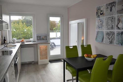 Borkum Ferienwohnung FeWo Borkum 16 - Blick auf die Dachterrasse