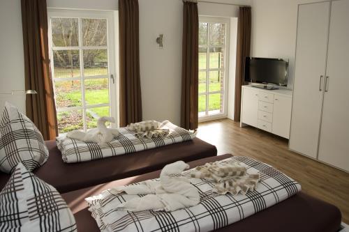 Borkum Ferienhaus Borkumland - Schlafzimmer 1