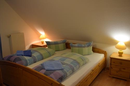 Borkum Ferienhaus Dwarslooper A - Schlafzimmer 2