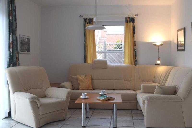 Borkum Ferienhaus Dwarslooper A - Wohnzimmer