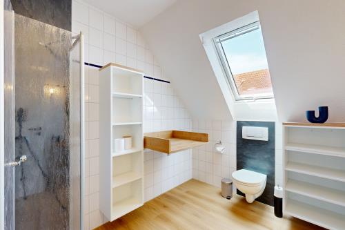 Borkum Ferienhaus Farah - 16 Bad im OG