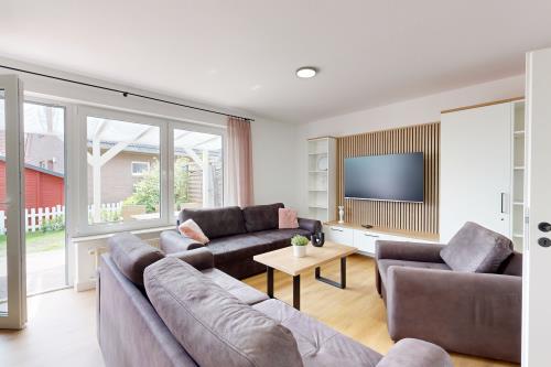 Borkum Ferienhaus Farah - 02 Wohnzimmer
