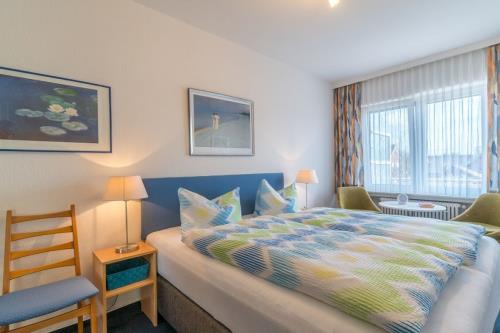 Borkum Ferienwohnung Ferienhaus Kiebitzdelle - 2 - Balkon - Ausstattung 16