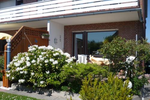Borkum Ferienwohnung Ferienhaus Kiebitzdelle - 2 - Balkon - Ausstattung 3