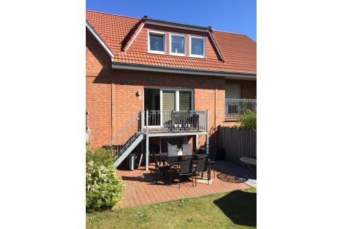 Borkum Ferienhaus Nordseeperle - Terrasse
