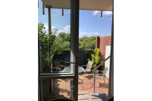 Borkum Ferienwohnung 1 im Haus Vogelkieker - Terrasse