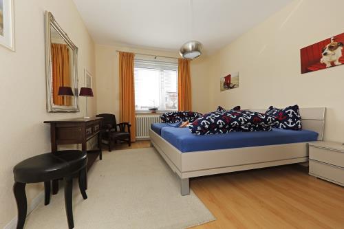 Borkum Ferienwohnung 1 im Haus Vogelkieker - Schlafzimmer