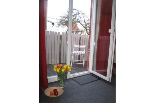 Borkum Ferienwohnung 3 im Nordseehus - Kleiner Balkon