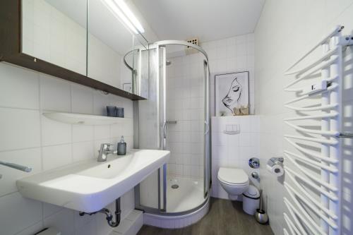 Borkum Ferienwohnung Abendsonne - Bad