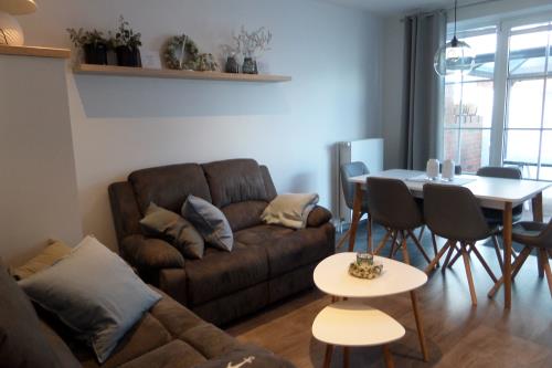 Borkum Ferienwohnung Ankerplatz - Wohnraum