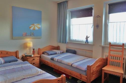 Borkum Ferienwohnung Bohlen-Janßen - Schlafzimmer