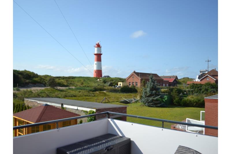 Borkum Ferienwohnung Borkum Lounge - Blick auf den Leuchtturm