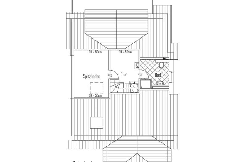 Borkum Ferienwohnung Borkum Lounge - Grundriss OG