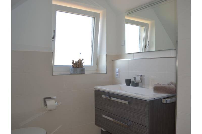 Borkum Ferienwohnung Borkum Lounge - helles bad