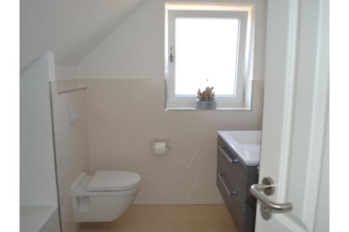 Borkum Ferienwohnung Borkum Lounge - moderne einrichtung im badezimmer