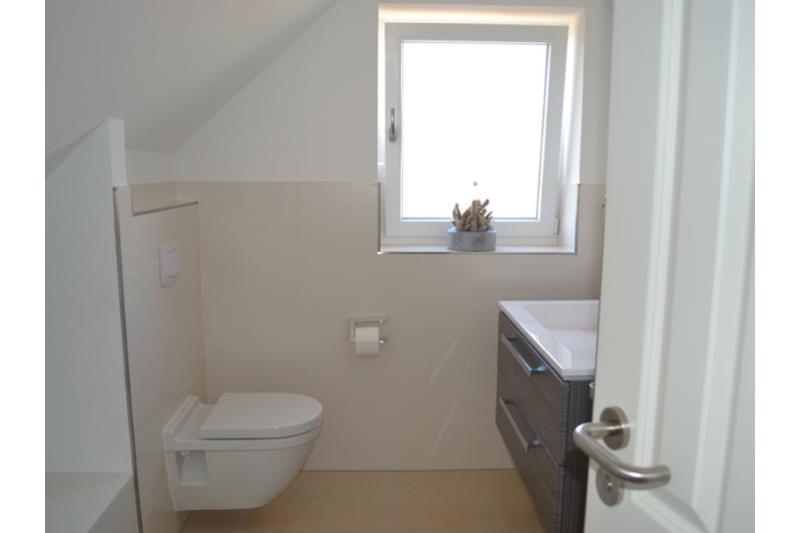 Borkum Ferienwohnung Borkum Lounge - moderne einrichtung im badezimmer