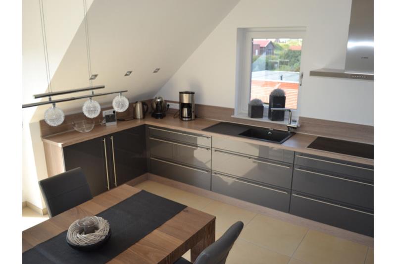 Borkum Ferienwohnung Borkum Lounge - Moderne voll ausgestattete Küche