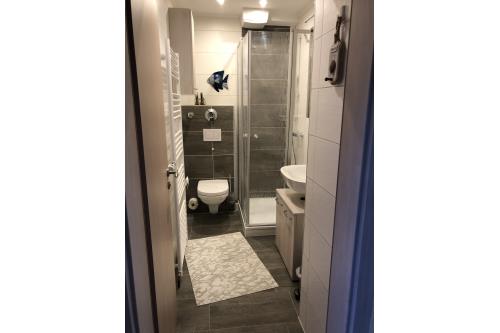 Borkum Ferienwohnung Moby Dick - Borkumseele - Badezimmer 