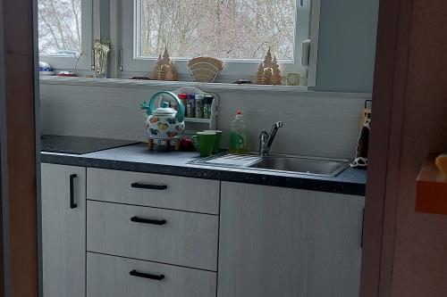 Borkum Ferienwohnung Drüen - Küche