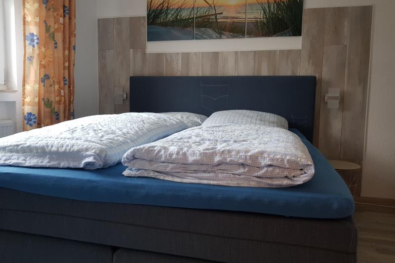 Borkum Ferienwohnung Drüen - Schlafbereich