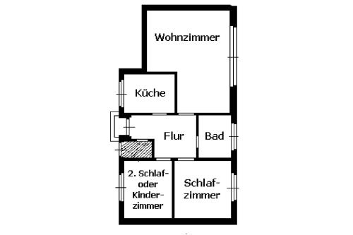 Borkum Ferienwohnung Haus Jungermann - Ferienhaus 1 - Grundriss