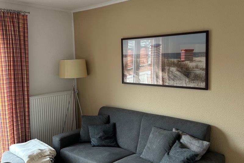 Borkum Ferienwohnung Haus Leuchtfeuer - couch