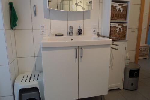 Borkum Ferienwohnung Haus Tjalk - EG - Wohnung 1 - Tjalk-EG-Whg1 - ID 14002 - Modernes Duschbad