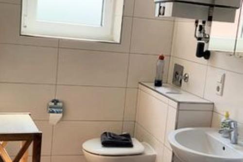 Borkum Ferienwohnung Fasanennest - Duschbad