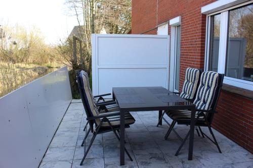 Borkum Ferienwohnung Borkum - Terasse