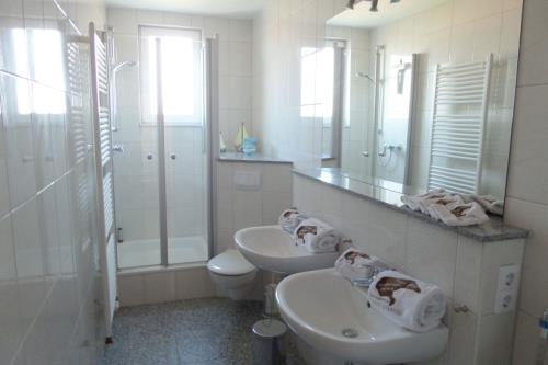 Borkum Ferienwohnung Inselperle - Badezimmer