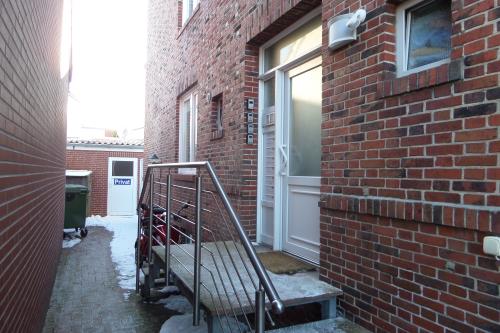 Borkum Ferienwohnung Inselperle - Hauseingang