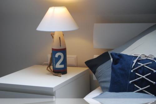 Borkum Ferienwohnung Inselwohnung - details im schlafzimmer