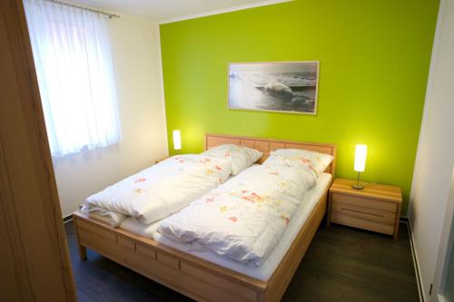 Borkum Ferienwohnung Leuchtbake - Schlafzimmer