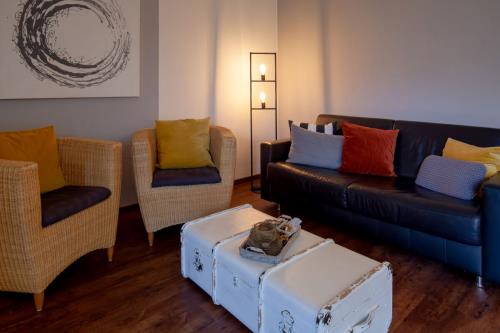 Borkum Ferienwohnung Meerzeit - Wohnzimmer