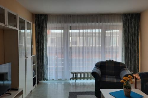 Borkum Ferienwohnung Monasteria am Südstrand - Das Wohnzimmer