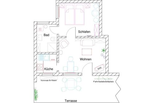Borkum Ferienwohnung Haus Ostermann