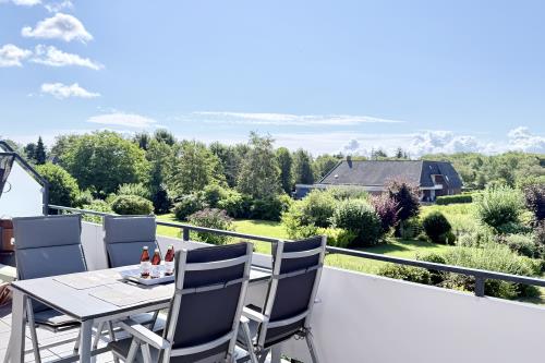 Borkum Ferienwohnung Schöne Aussicht Borkum - Balkon