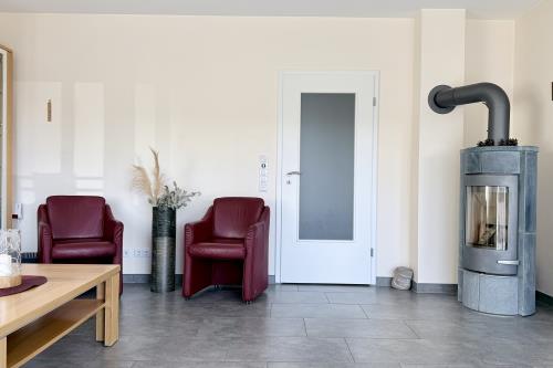 Borkum Ferienwohnung Schöne Aussicht Borkum - Kaminecke